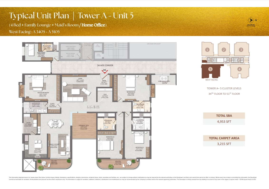 Floor plan for Brigade Neopolis Hyderabad