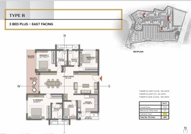 Floor plan for Prestige City Hyderabad